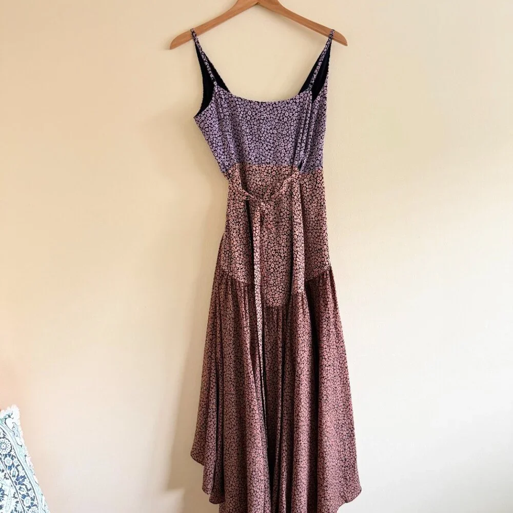 Anthropologie "Hutch Contrast Wrap Midi Dress" - Picture 7 of 8